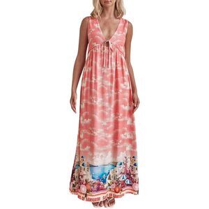 Florida Womens Charlotte Green Maxi Dress